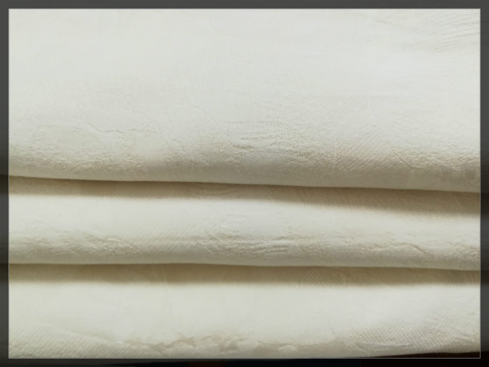 Cotton Modal and Cashmere White Fabric